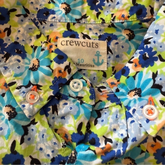 Crewcuts floral button down shirt for boys - Picture 5 of 7